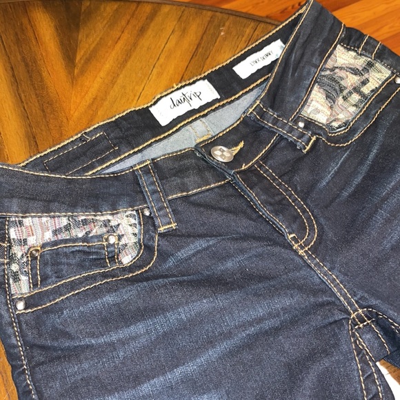 Daytrip Lynx Skinny Dark Wash Jeans 27R 27 31” inseam - Picture 2 of 5